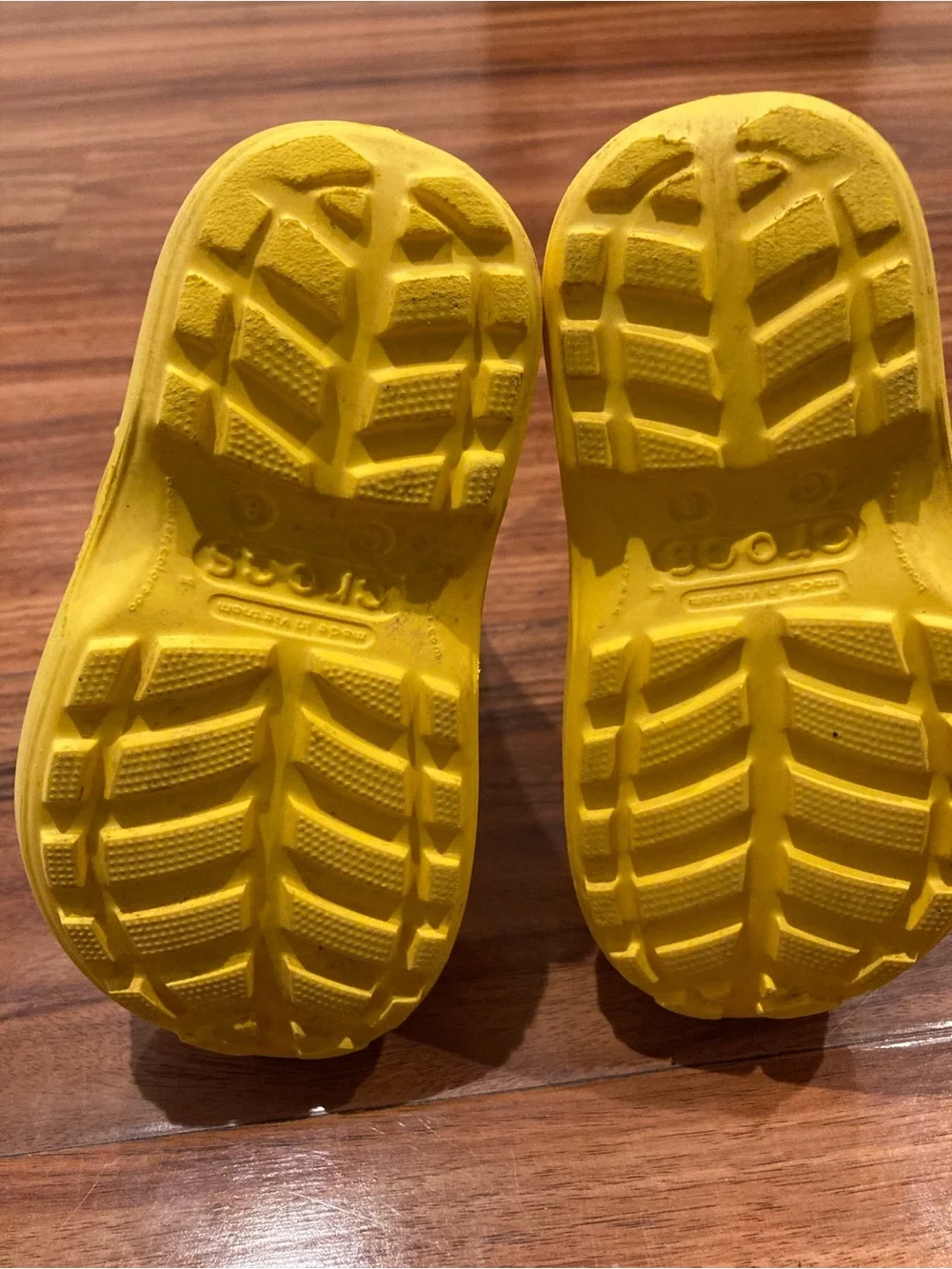 Crocs Kids Handle It Yellow Rain Boot Rubber Unisex Children Size  C8